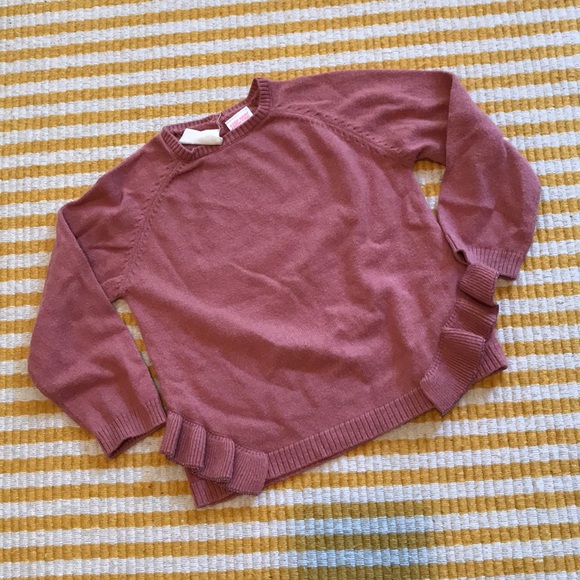 Cozy Zara set size 2-3 sweater and chambray pant - Picture 4 of 7